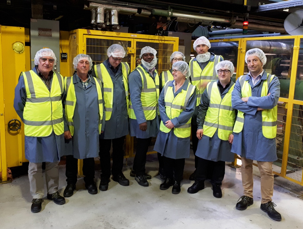 West Suffolk College Tutors pictured during their Camvac tour of different apprenticeships in Thetford