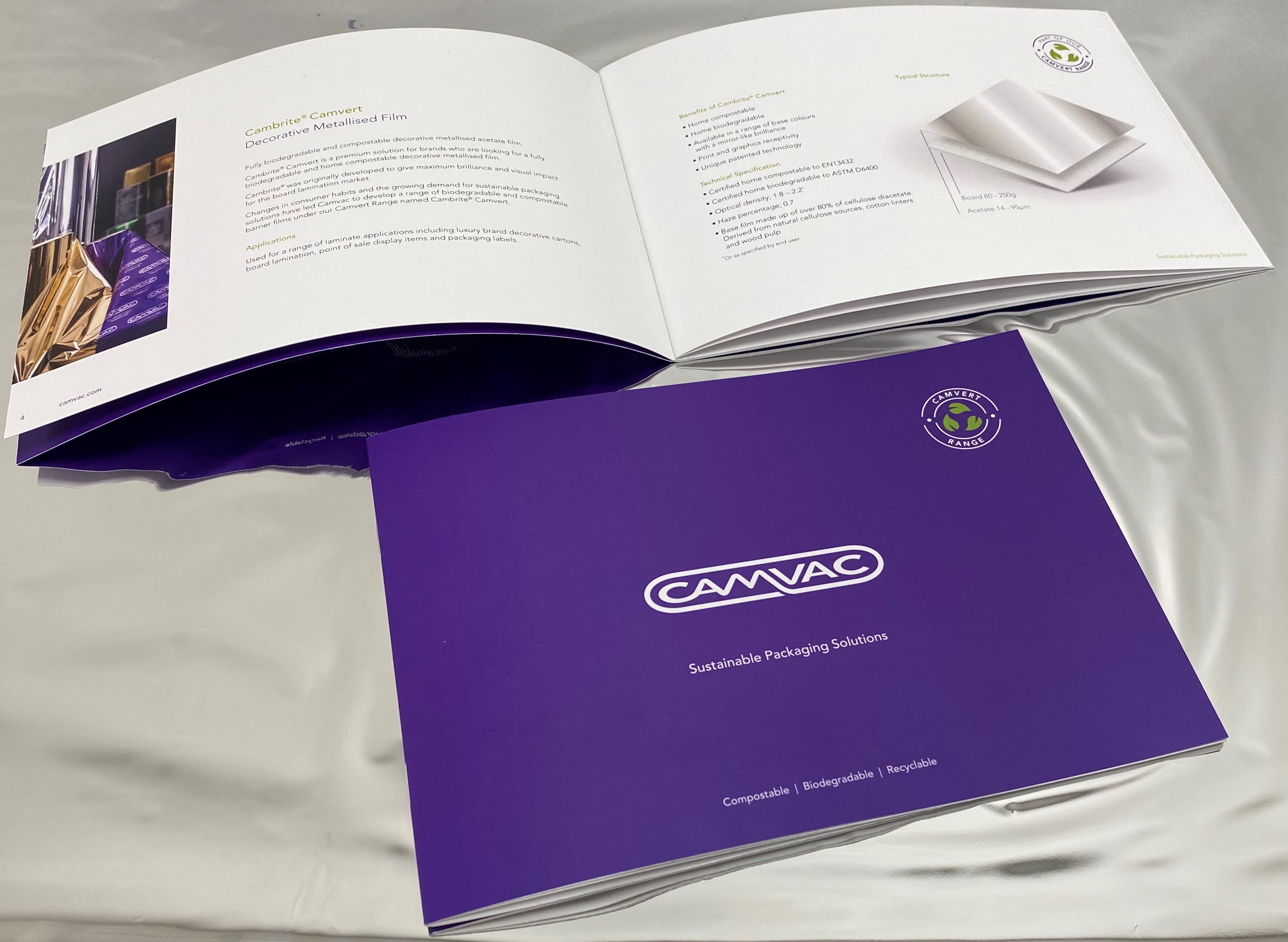 Sustainable Packaging Solutions Brochure from Camvac